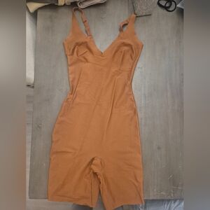 SKIMS Tan Shapewear Bodysuit